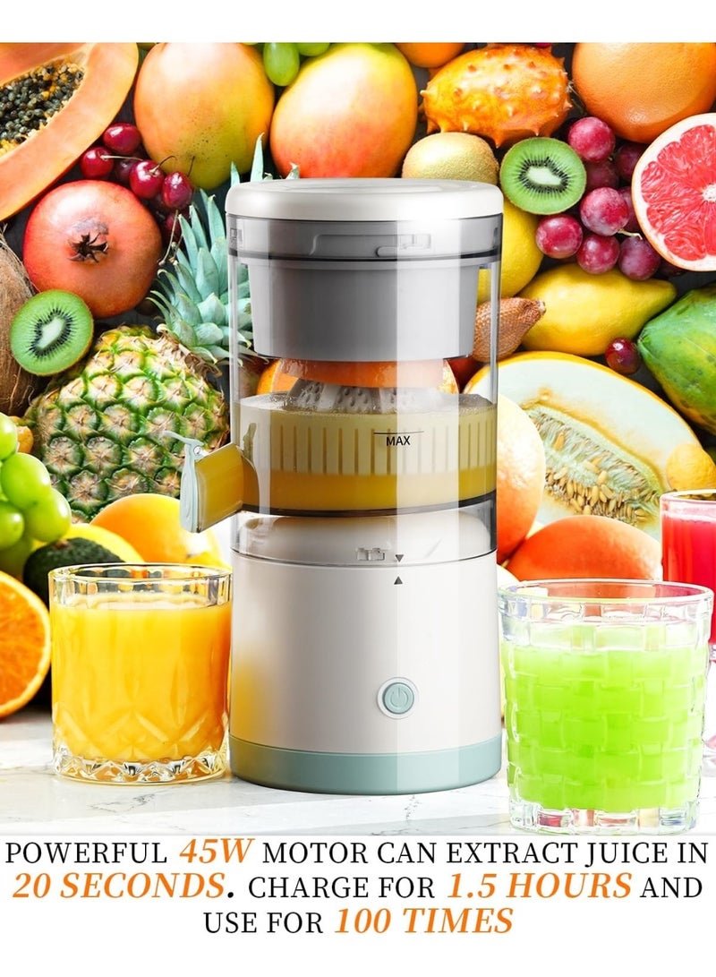 Toriseek Electric Citrus Juicer Machine, Orange Juicer with USB , Portable Electric Juicer, Easy to Clean, for Lemons, Limes, and Grapefruit, For Travel, Home and Outdoors - Image 2
